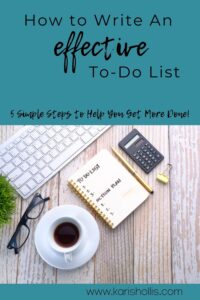 pin image for how to write an effective to-do list 