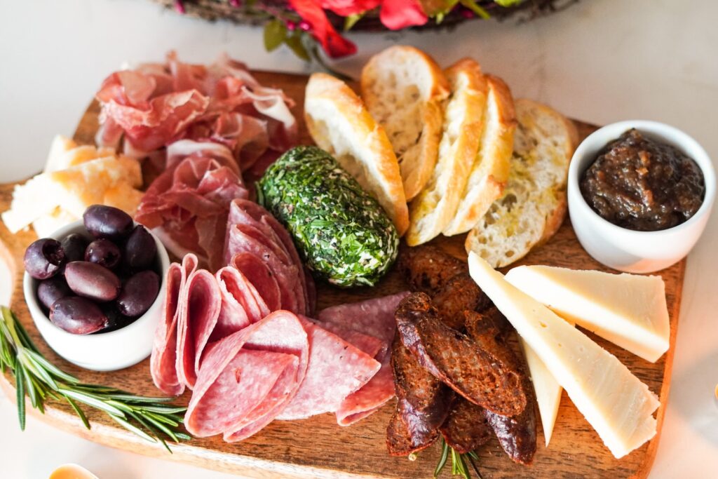 charcuterie - easy snacks - how to be a good host